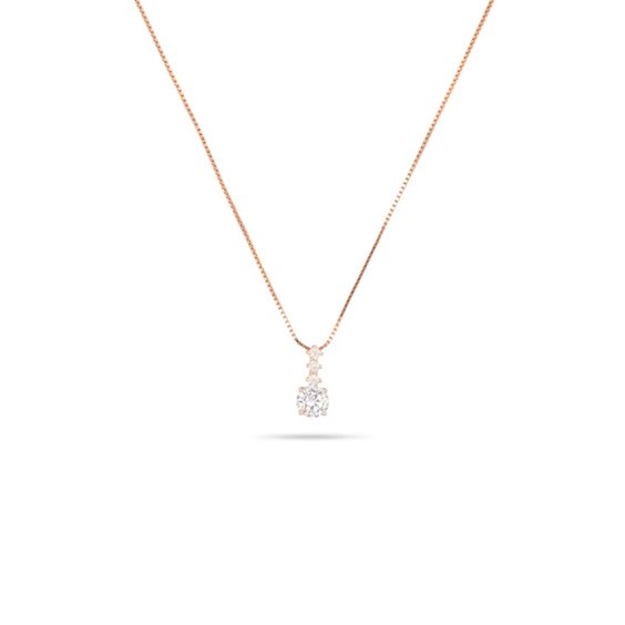 Collana Dilvdò Donna in Argento Zircone CLPLRB - CLPLRB